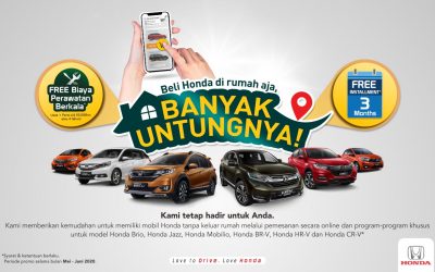 Beli Honda Dirumah Aja, Banyak Untungnya!