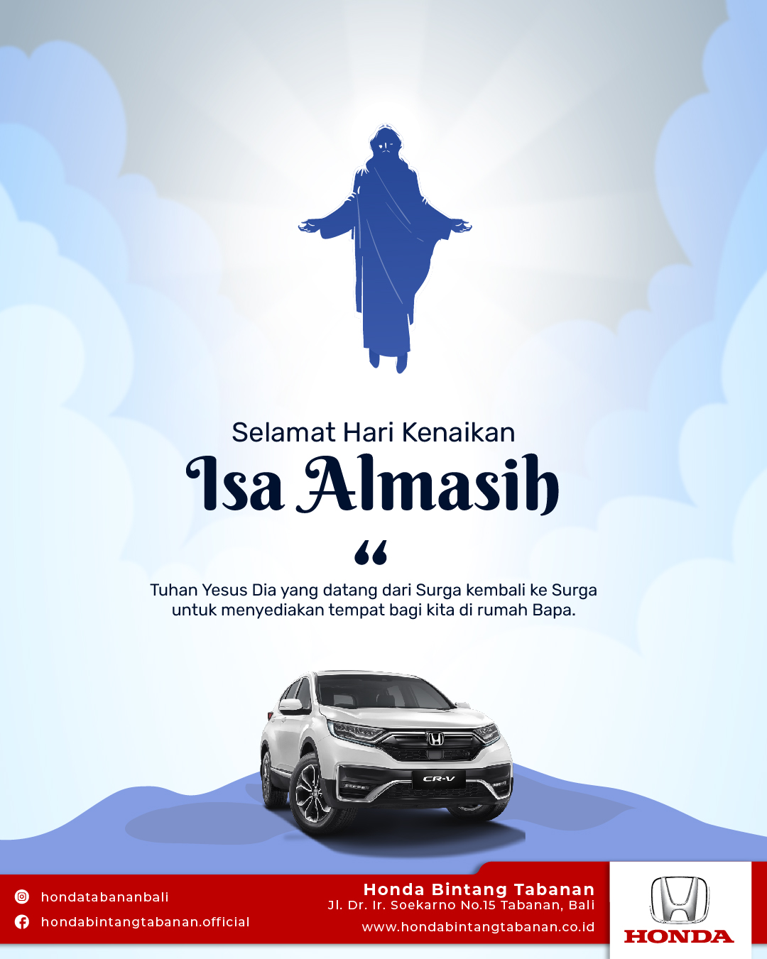 Selamat Hari Kenaikan Isa Al Masih