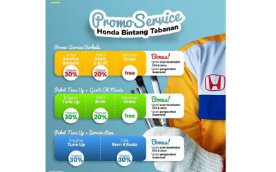 Promo Service Honda Dengan Ekstra Diskon