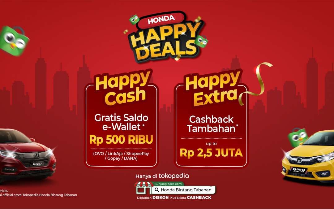 Promo Honda Happy Deals November