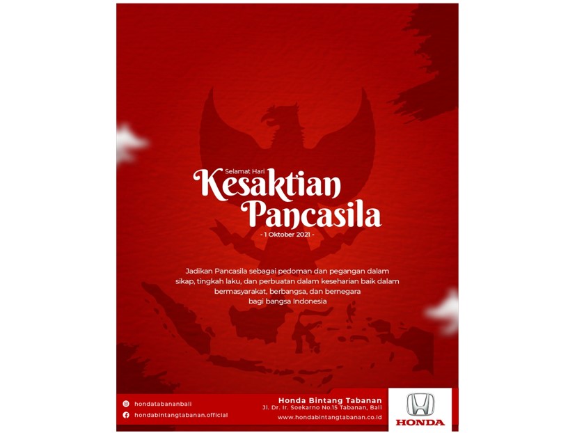 Hari Kesaktian Pancasila 1 Oktober 2021