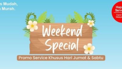 Promo Service Honda Khusus Hari Jumat dan Sabtu