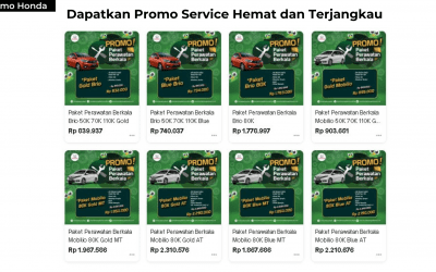 Service Mobil Honda Hemat dan Banyak Promonya