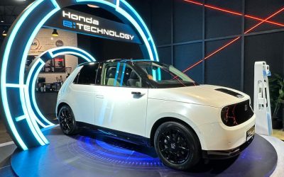 HONDA PAMERKAN TEKNOLOGI ELEKTRIFIKASI HONDA E : TECHNOLOGY DI DREAMS CAFE JAKARTA