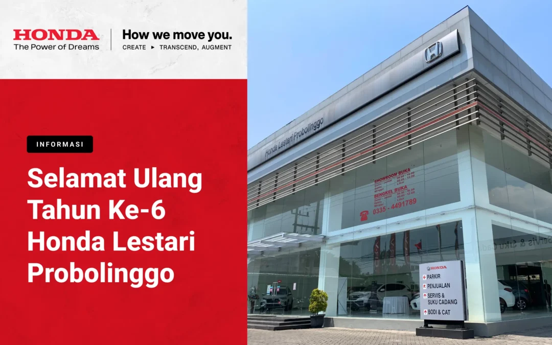 Selamat Ulang Tahun Honda Lestari Probolinggo