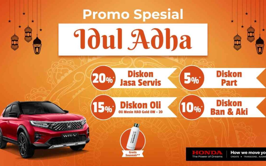 Sambut Idul Adha, Promo Servis Mobil Spesial Hari Raya! Diskon Fantastis 20%