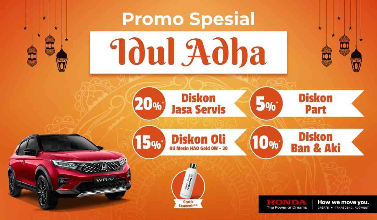 Sambut Idul Adha, Promo Servis Spesial Hari Raya! Diskon 20%