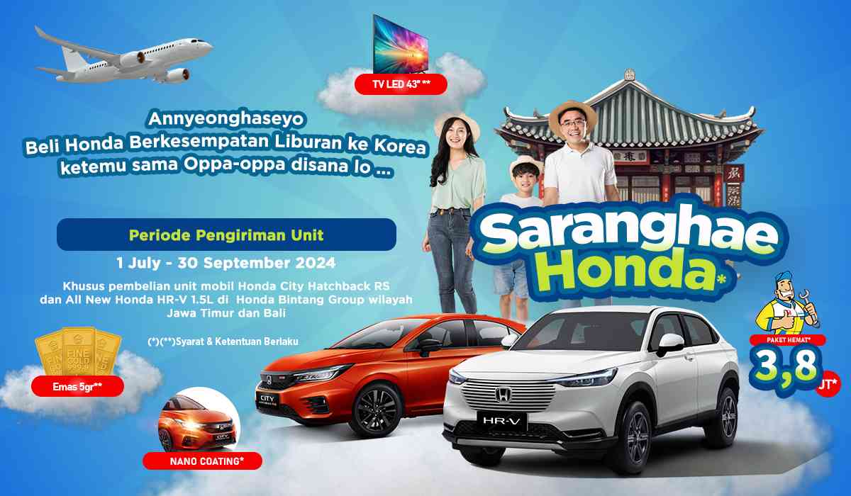 Beli Mobil Honda, Gratis Liburan ke Korea! Ambil Kesempatanmu Sekarang