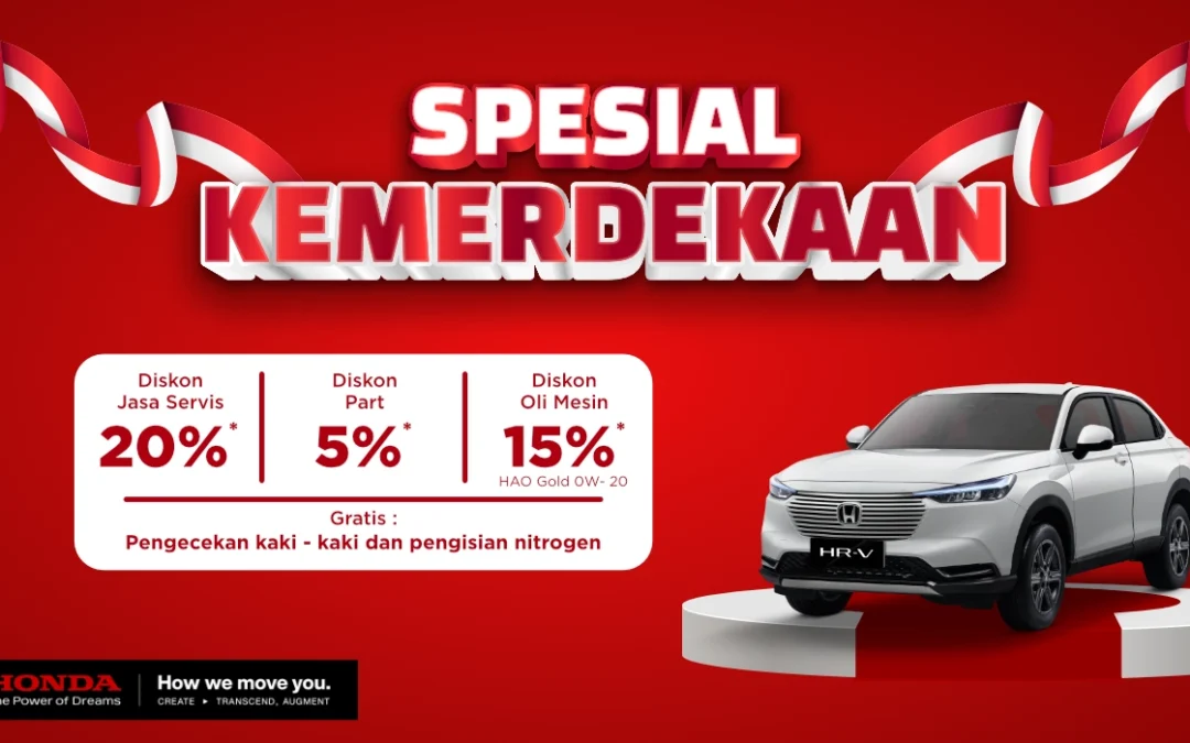 Promo Spesial Kemerdekaan: Diskon Service Mobil di Hari Rabu dan Kamis!