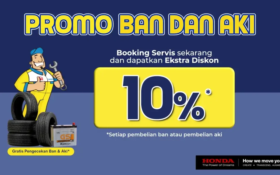 Promo Diskon 10% Ban dan Aki Terbatas: Jangan Lewatkan Kesempatan Emas Ini!