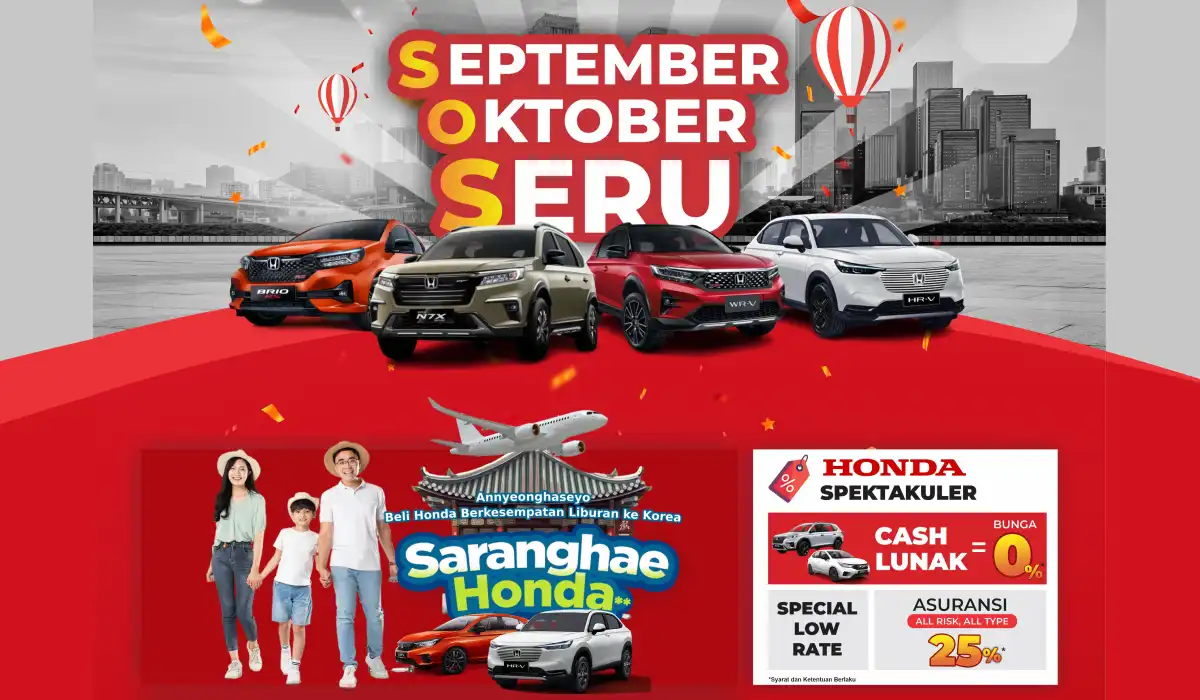 Promo SOS September Oktober Seru: Kesempatan Terbaik untuk Beli Mobil Honda!