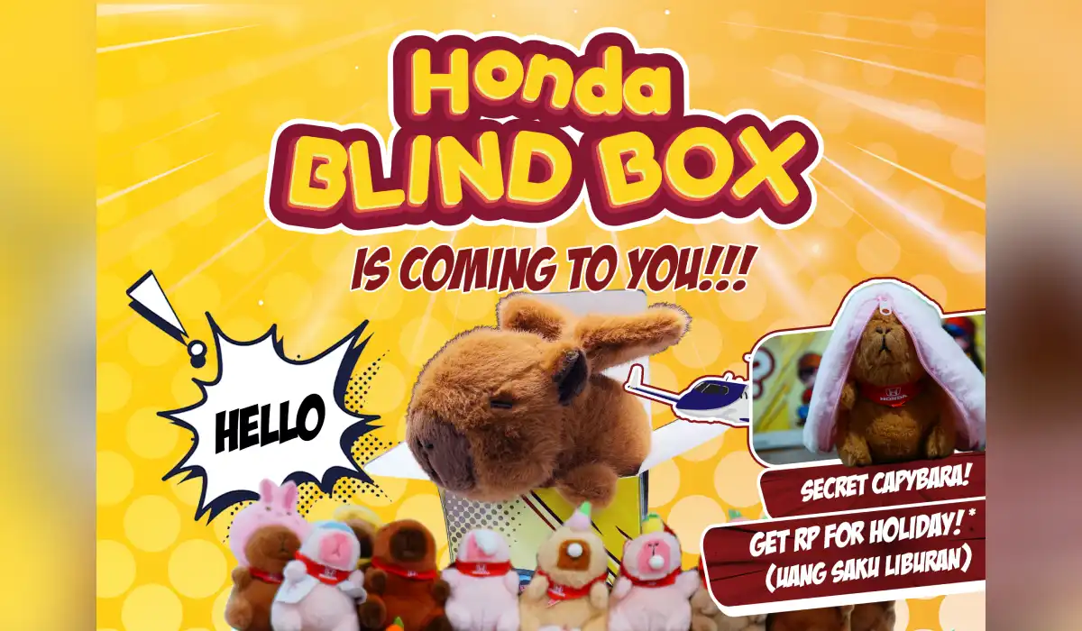 Beli Mobil di Honda Bintang Tabanan: Bawa Pulang Honda Blind Box Berisi Boneka Capybara Menggemaskan!