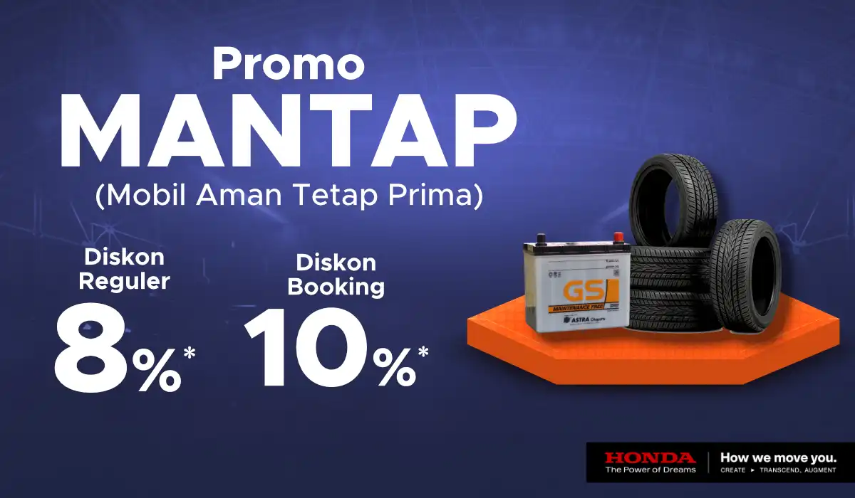 Promo MANTAP Honda Bintang Tabanan: Diskon Spesial Ban dan Aki, Mobil Aman dan Prima Sepanjang November!