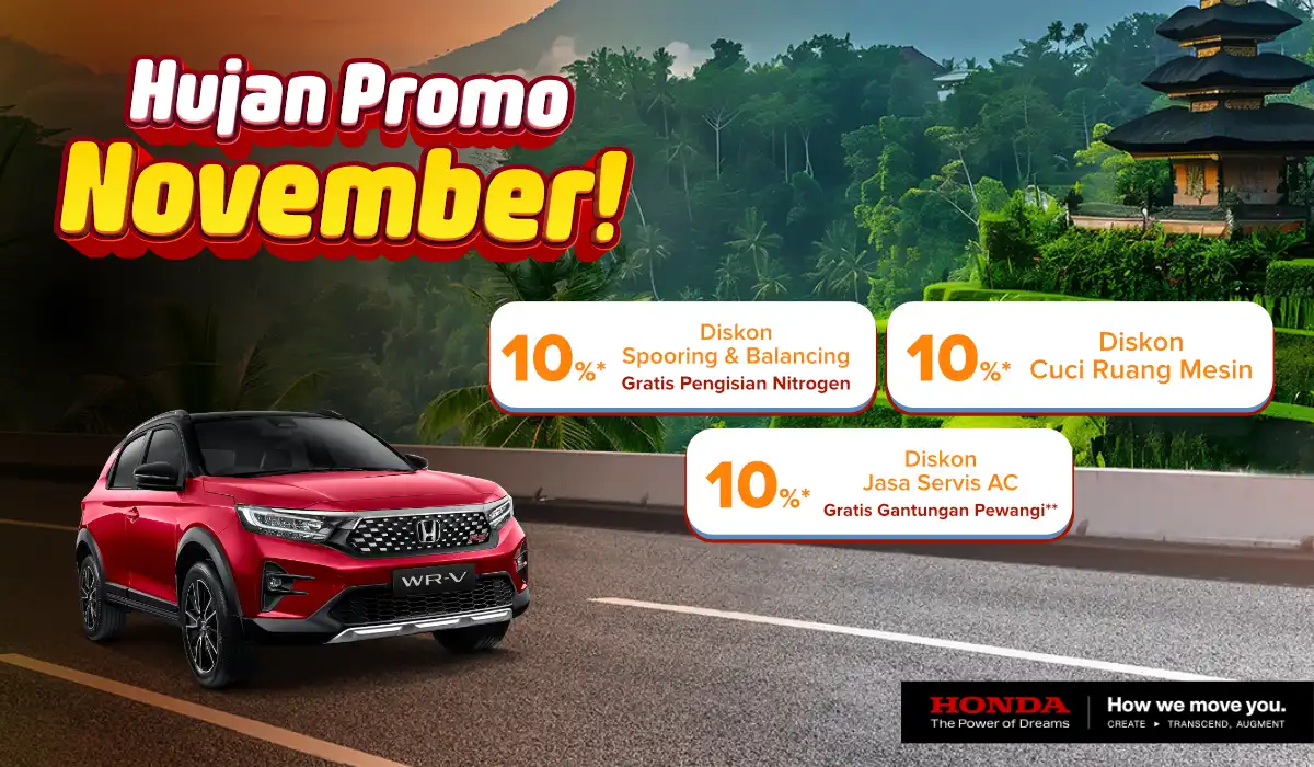 Hujan Promo Service Mobil November Honda Bintang Tabanan: Kesempatan Terbaik untuk Perawatan Mobil Hemat dan Lengkap!