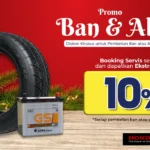 Promo Sparepart Desember di Honda Bintang Tabanan: Diskon Ban dan Aki Plus Hadiah Menarik!