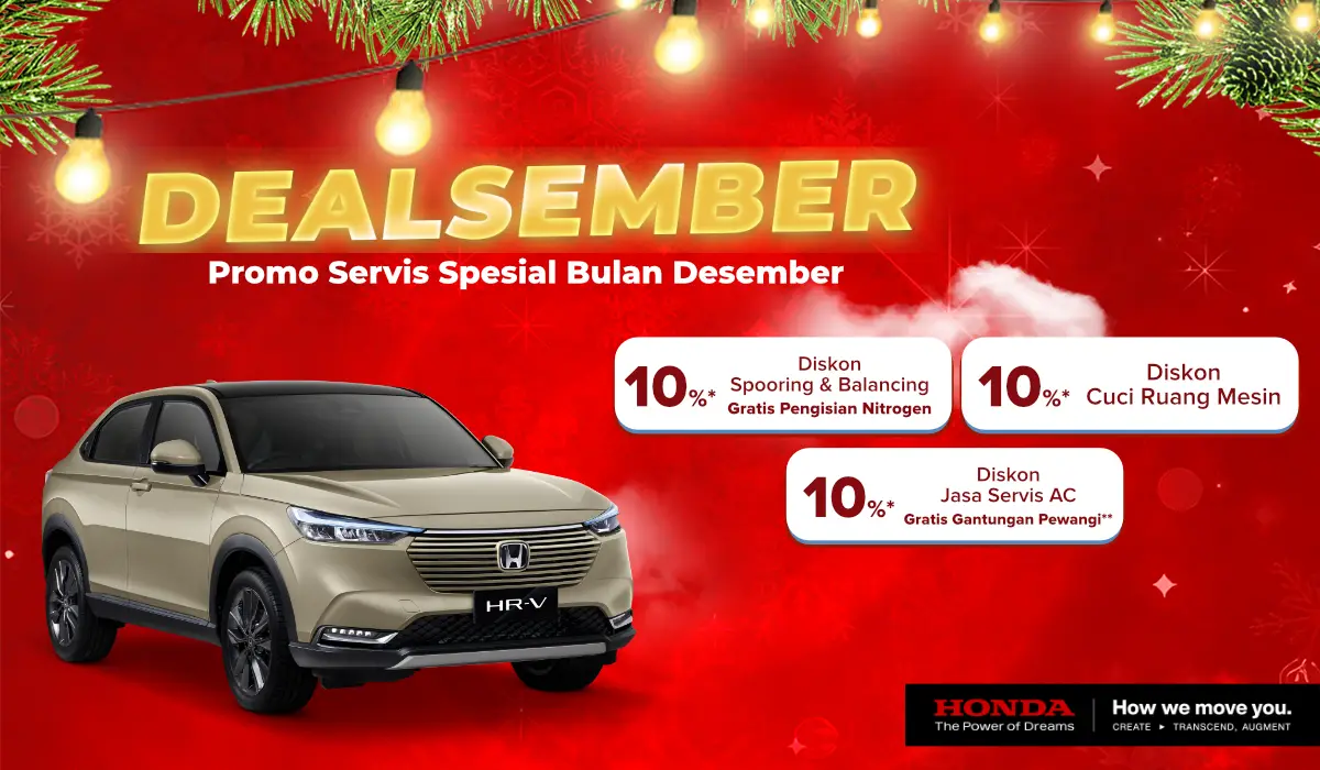 DEALSEMBER Honda Bintang Tabanan: Promo Servis Spesial Bulan Desember