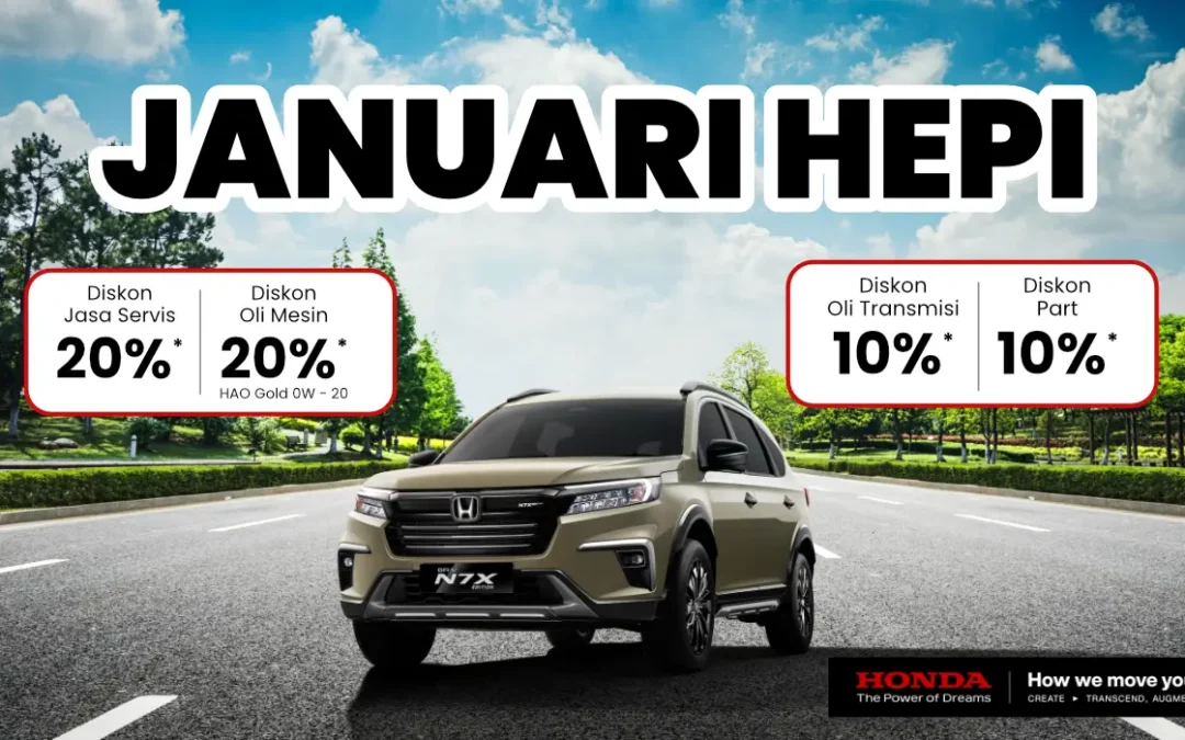 JANUARI HEPI Diskon 60%: Promo Service Mobil Spesial Tiap Rabu dan Jumat yang Bikin Hati Happy!