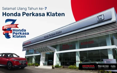 Selamat Ulang Tahun ke-7 untuk Honda Perkasa Klaten dari Honda Bintang Tabanan