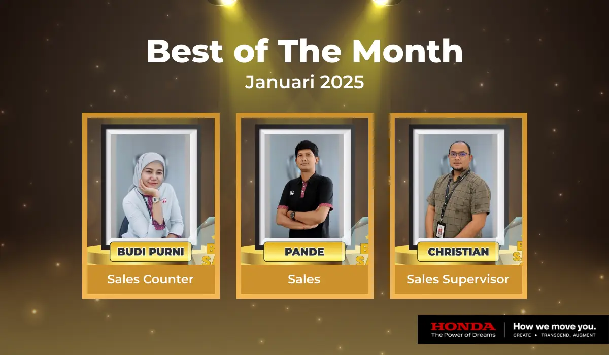 Best of The Month Januari 2025: Honda Bintang Tabanan, Pilihan Terbaik untuk Kebutuhan Mobil Anda!