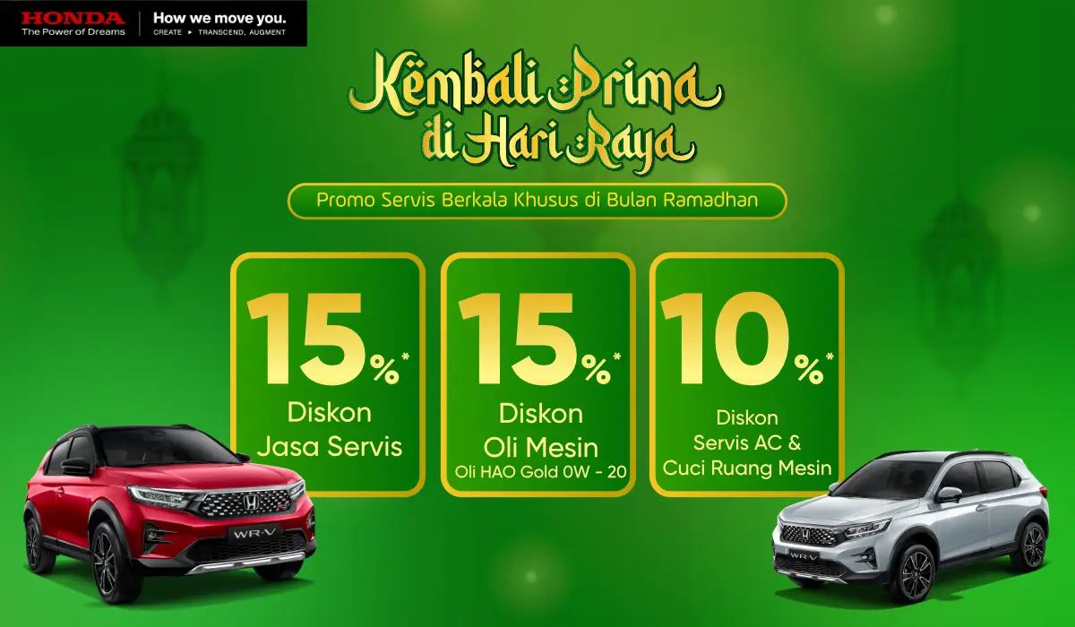 Kembali Prima di Hari Raya dengan Promo Service Berkala di Honda Bintang Tabanan