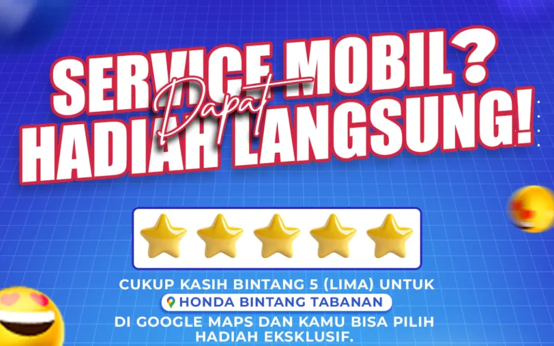 Dapatkan Hadiah Langsung dari Honda Bintang Tabanan Setelah Review di Google Maps