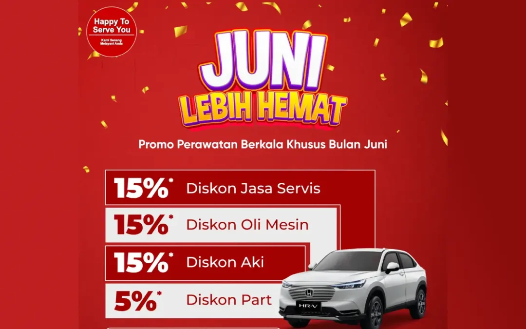 JUNI Lebih Hemat di Honda Bintang Tabanan: Servis Berkala Jadi Lebih Murah dan Lebih Lengkap