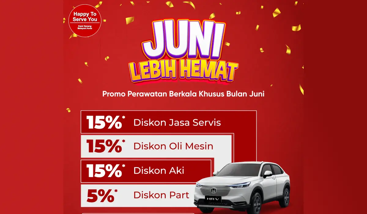 JUNI Lebih Hemat di Honda Bintang Tabanan: Servis Berkala Jadi Lebih Murah dan Lebih Lengkap