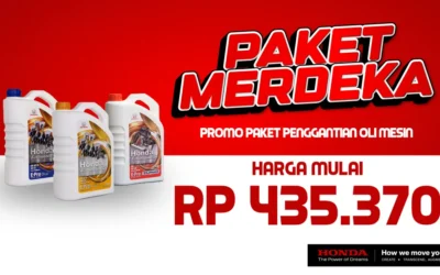 Rayakan Semangat Kemerdekaan dengan PAKET MERDEKA Promo Oli Mobil di Honda Bintang Tabanan