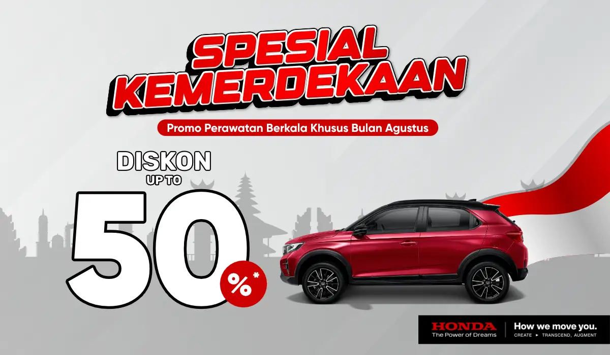 SPESIAL KEMERDEKAAN: Promo Perawatan Berkala di Honda Bintang Tabanan, Hemat Besar di Bulan Agustus 2025