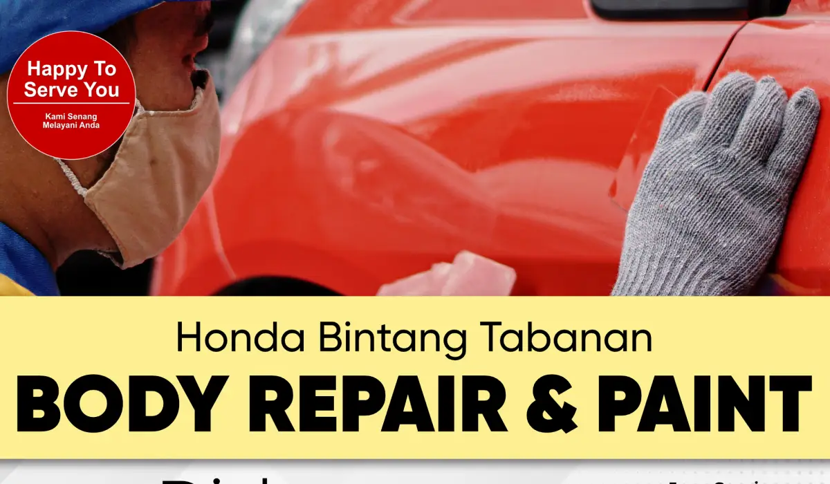 Body Repair dan Paint Diskon hingga 15% di Honda Bintang Tabanan September 2025