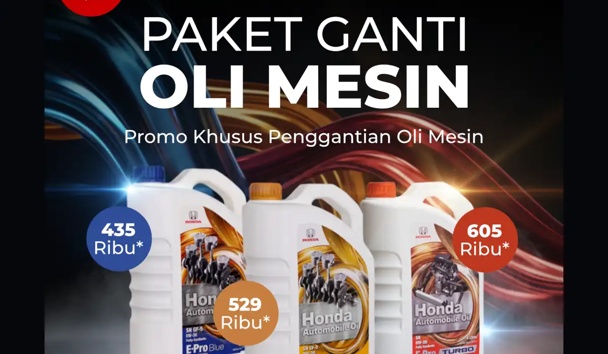 Paket Ganti Oli Mesin Honda Bintang Tabanan: Mesin Lebih Halus, Harga Lebih Hemat!