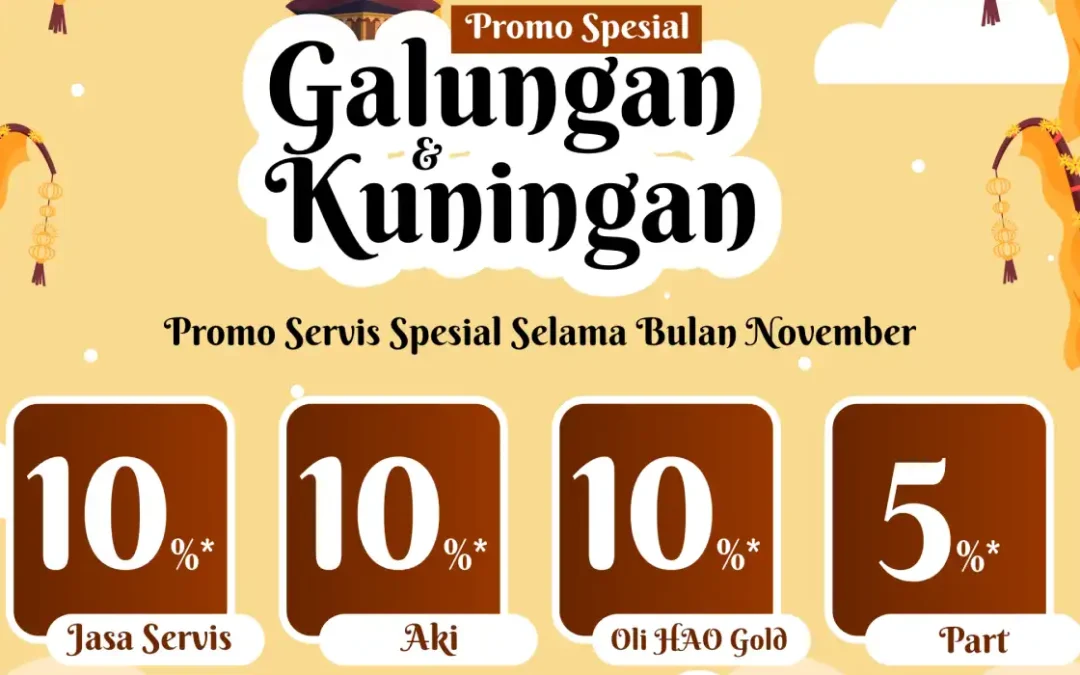Promo Spesial Galungan dan Kuningan Honda Bintang Tabanan: Servis Hemat, Mobil Makin Sehat!