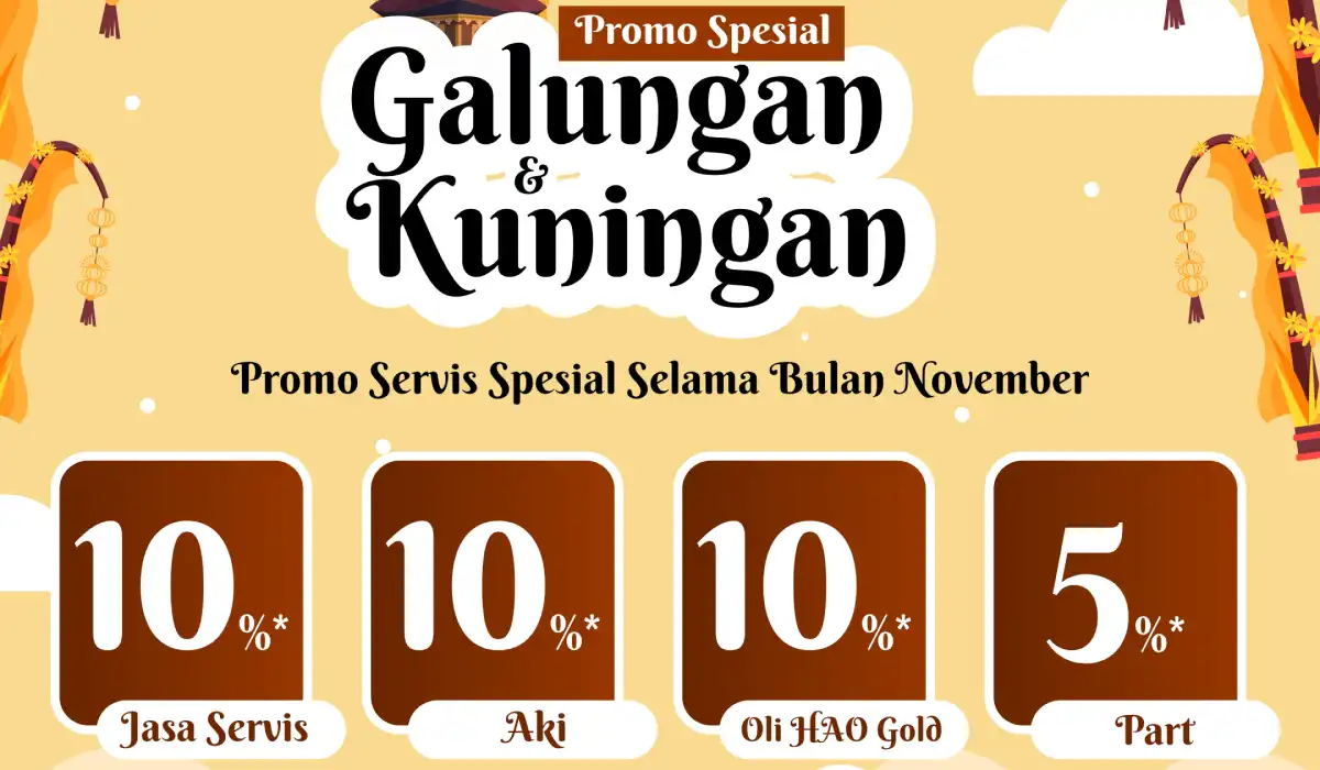 HBT Service Galungan Kuningan Promo Spesial Galungan dan Kuningan Honda Bintang Tabanan: Servis Hemat, Mobil Makin Sehat!