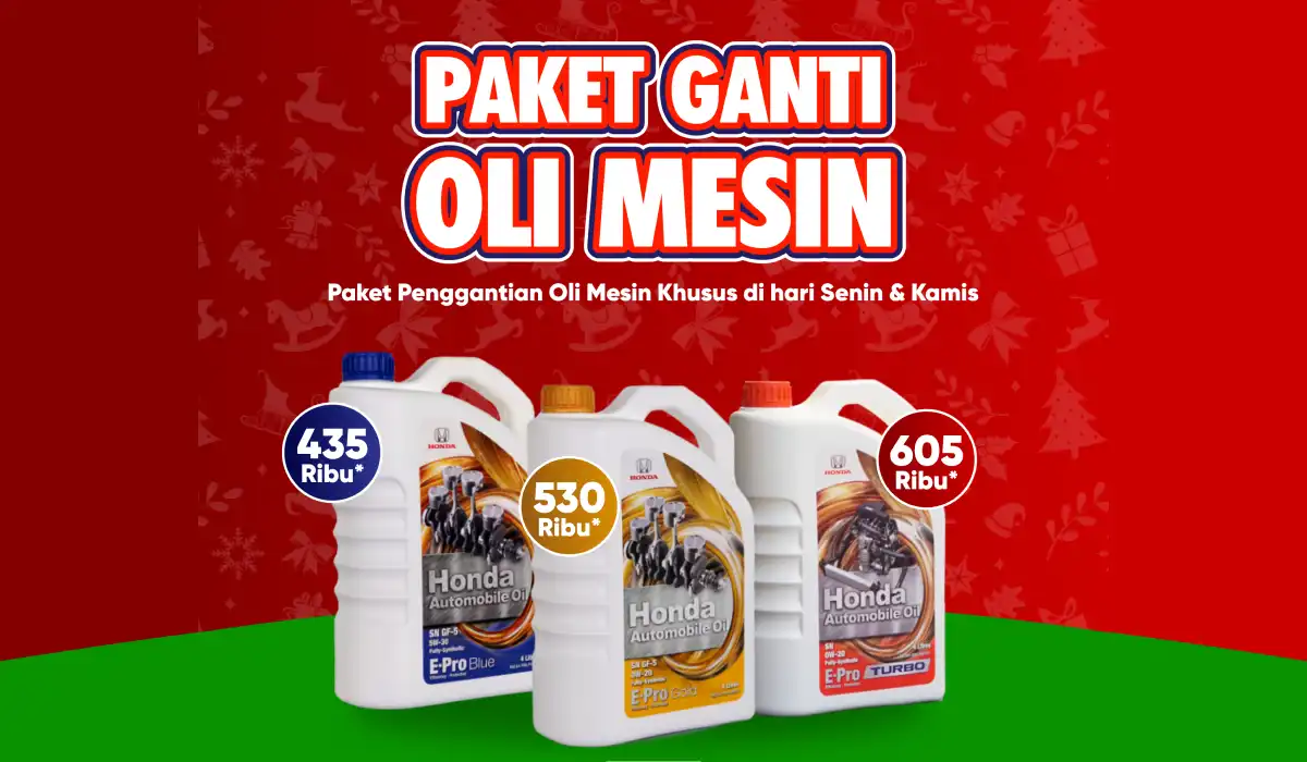 Paket Ganti Oli Mesin Honda Bintang Tabanan: Promo Spesial Senin dan Kamis, Mesin Lebih Sehat Harga Lebih Hemat