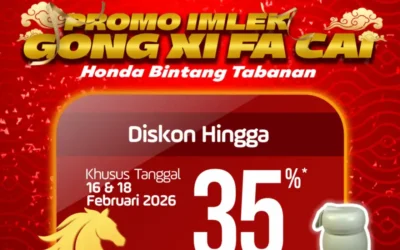 Sambut Keberuntungan di Tahun Baru Imlek Promo Service Gong Xi Fa Cai di Honda Bintang Tabanan