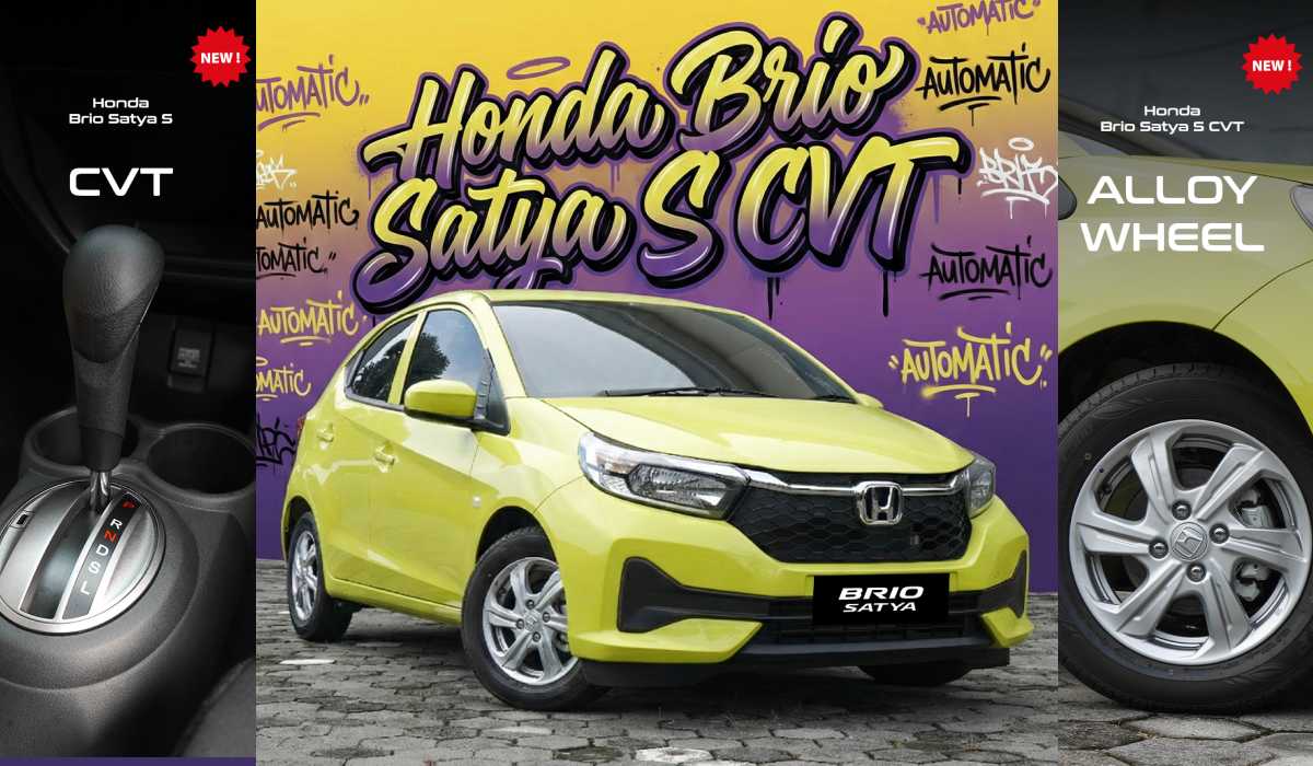 Akhirnya Rilis! Honda Brio Satya S CVT Hadir Sebagai Solusi City Car Matik Paling Hemat