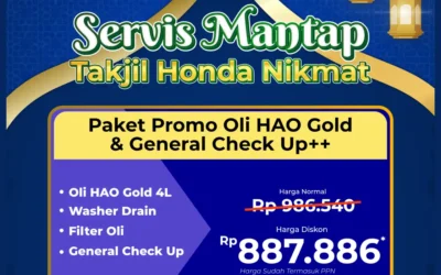 Mudik Tenang Kantong Senang! Amankan Paket Service Mantap Takjil Honda Nikmat Hanya di Honda Bintang Tabanan