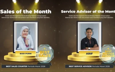 Lebih dari Sekadar Mesin: Inilah Sosok Best of the Month Honda Bintang Tabanan Maret 2026!