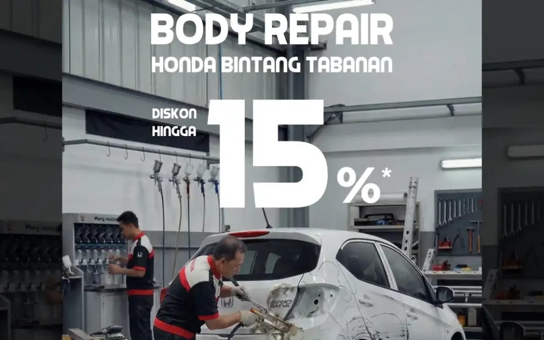 Kilau Mobil Baru Tanpa Beban Biaya: Promo Spesial Body Repair Honda Bintang Tabanan
