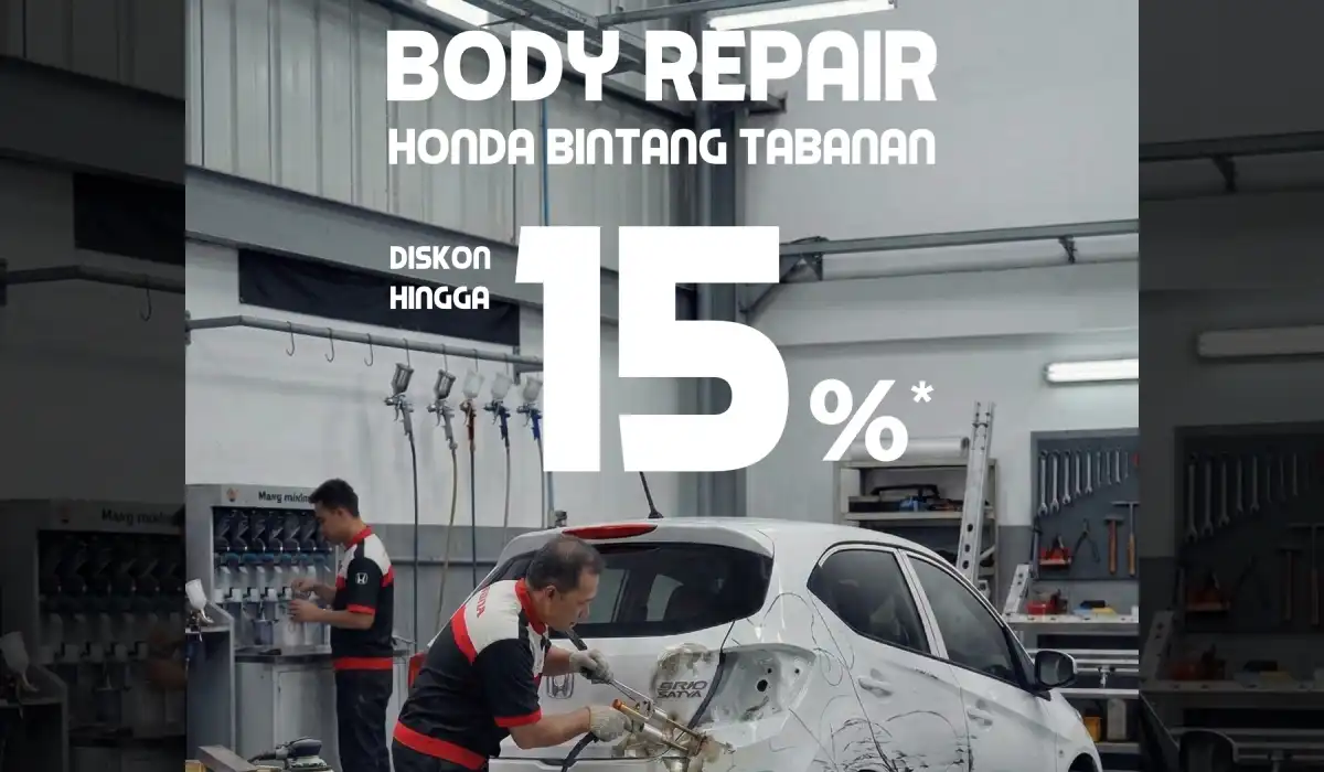 HBT Body Repair April 26 Kilau Mobil Baru Tanpa Beban Biaya: Promo Spesial Body Repair Honda Bintang Tabanan