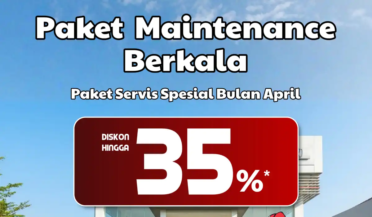 HBT Promo Berkala April 26 Amankan Paket Maintenance Berkala Honda Bintang Tabanan dengan Diskon hingga 35 Persen