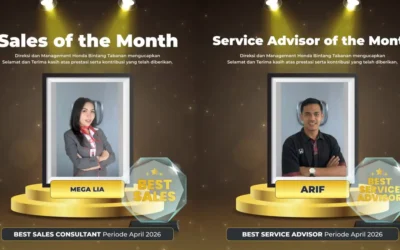 Di Balik Layanan Prima: Siapa Saja Sosok Best of the Month Honda Bintang Tabanan April 2026?