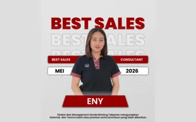 Selamat Atas Pencapaian Best of the Month Honda Bintang Tabanan Periode Mei 2026