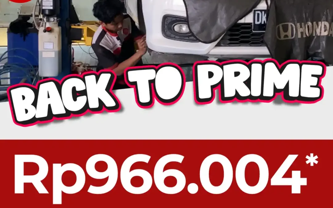 Akselerasi Mulai Loyo? Kembalikan Sensasi Mobil Baru Lewat Paket Back to Prime di Honda Bintang Tabanan!
