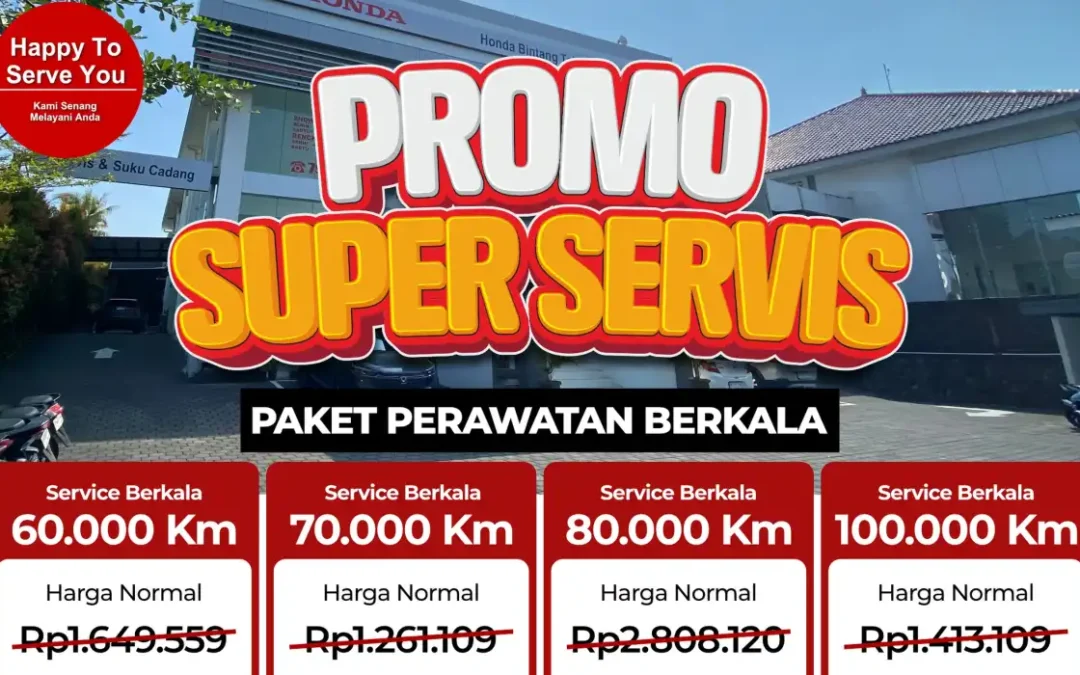 Odometer Mobil Terus Berputar? Intip Rahasia Perawatan Hemat Lewat Paket Super Servis Honda Bintang Tabanan!