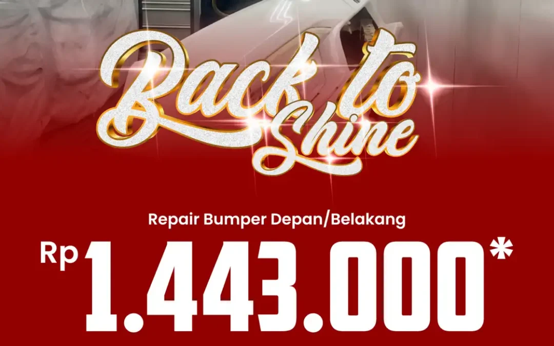 Bumper Depan Belakang Penuh Goresan Misterius? Atasi Instan Lewat Promo Back to Shine Honda Bintang Tabanan!