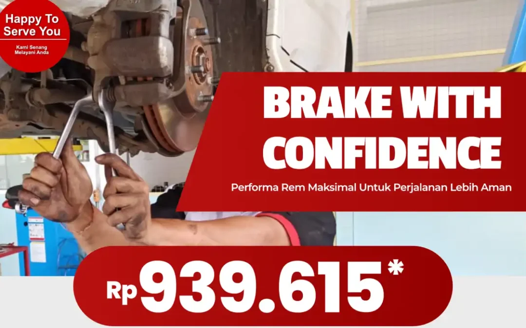 Promo Brake with Confidence Honda Bali: Service Rem Lengkap Hanya Rp 939.615 + Diskon 10% Spooring Balancing & AC!