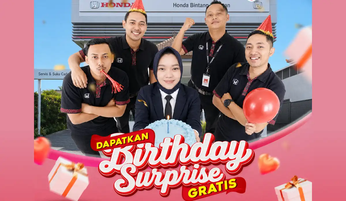 Khusus yang Ulang Tahun Bulan Agustus: Klaim Promo Birthday Surprise Gratis dari Honda Bintang Tabanan Sekarang!