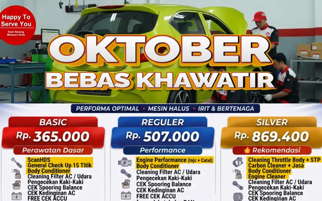 Mobil Tiba-tiba Berdecit dan Tarikan Berat? Temukan Solusi Hemat Lewat Paket Service Mobil Honda Bintang Tabanan Oktober Ini!