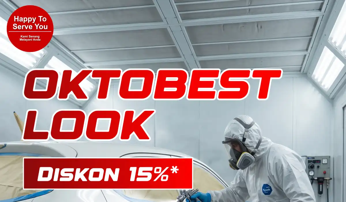 Promo Body Paint OKTOBEST LOOK Honda Bintang Tabanan Oktober 2026: Diskon Pengecatan 15% Plus Gratis Wax Premium dan Pembersihan Kaca Depan!